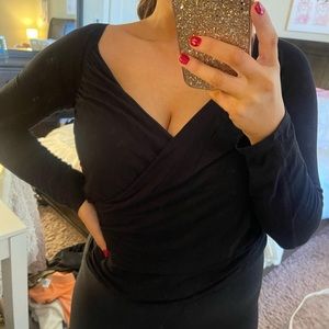 Black Cross Front Top